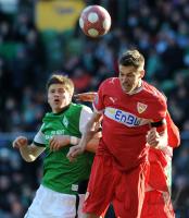 FUSSBALL, 1. BUNDESLIGA, 25. Spieltag: Bremen - Stuttgart