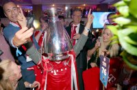 Fussball Champions League Finale 2013: Bankett des FC Bayern Muenchen nach dem Gewinn des Champions League Finales 2013