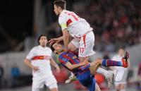 FUSSBALL  International CHL 09/10 : VfB Stuttgart -  FC Barcelona