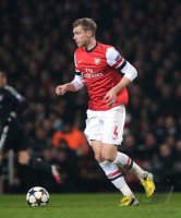 FUSSBALL INTERNATIONAL CHL ACHTELFINALE 12/13: Per Mertesacker (Arsenal)