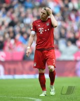 Fussball 1. Bundesliga Saison 14/15: Bastian Schweinsteiger (FC Bayern Muenchen)