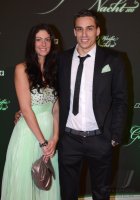 Fussball, 1. Bundesliga Saison 2012/2013: Raphael Wolf posiert mit Frau Daniela