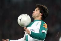 Fussball 1. Bundesliga: Werder, DIEGO Einzelaktion