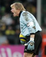 Fussball 1. Bundesliga: Dortmund - Bayern, Kahn sauer
