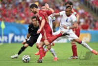 FUSSBALL WM 2014, Gruppenphase: Spanien - Chile