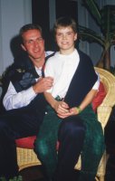 Fussball International: Karl-Heinz RUMMENIGGE  mit Sohn Andr&Atilde;&copy;