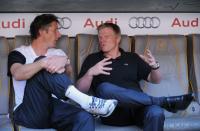 Fussball International: Audi Cup 2009  KAHN und VAN DER SAR