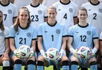 Fussball International Euro 2025,
Mannschaftsfoto Deutsche Frauen Nationalmannschaft