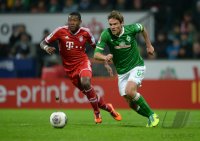 Fussball, 1. Bundesliga  Saison 2013/2014: SV Werder Bremen - FC Bayern Muenchen