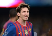 FUSSBALL INTERNATIONAL  CHL HALBFINALE 11/12: Lionel Messi (Barca)