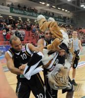 Basketball  1. Bundesliga  09/10  Walter Tigers Tuebingen - EWE Baskets Oldenburg