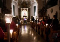 Rorate-Messe in der Kirchengemeinde St. Martinus Hirrlingen (Kreis Tuebingen)
