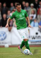 Fussball 1. Bundesliga, Testspiel: Werder Bremen, ARNAUTOVIC am Ball