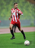 Fussball 1. Bundesliga : Fernseh Moderator Kai Pflaume (FC Bayern Muenchen)