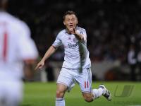 FUSSBALL  International CHL 09/10:  JUBEL OLIC (FC Bayern  Muenchen)