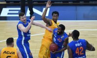 Basketball 1. Bundesliga 15/16 Hauptrunde: Walter Tigers Tuebingen - Mitteldeutscher BC