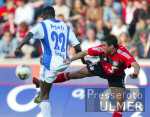 FUSSBALL 1. Bundesliga: Leverkusen - Schalke, Zweikampf