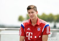 FUSSBALL 1. Bundesliga 14/15: Robert Lewandowski (FC Bayern Muenchen)