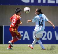 Fussball Frauen FIFA U 20  WM  2008  China - Argentinien