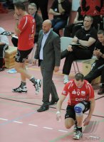 Volleyball  1. Bundesliga  10/11: Trainer  Mueller-Angstenberger (ENBW TV Rottenburg)  ENBW TV Rottenburg - SCC Berlin