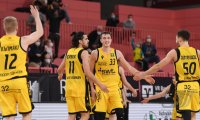 Basketball 2. Bundesliga 2021/2022: Tigers Tuebingen - ROEMERSTROM Gladiators Trier