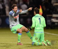 Fussball Supercoppa Italia Finale 2014 in Doha: JUBEL SSC Neapel