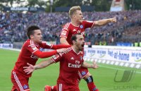 Fussball, 1. Bundesliga  Saison 2014/2015 Relegation: Karlsruher SC - Hamburger SV