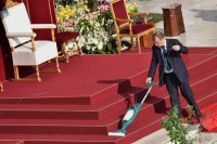 Rom Ostermesse 2016; Uebersicht Petersplatz