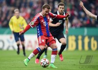 Fussball DFB Pokal Achtelfinale 14/15: Mario Goetze (FC Bayern Muenchen)