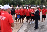 Beachsoccer Nationalteam von Tahiti besucht die FIFA