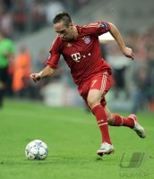 Fussball CHL  Saison 2011/2012: Franck Ribery (FC Bayern Muenchen)