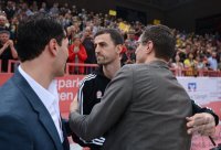 Basketball 1. Bundesliga 2012/2013:  Walter Tigers Tuebingen - FC Bayern Muenchen