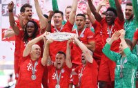 Fussball 1. Bundesliga Saison 18/19: Meister FC Bayern Muenchen
