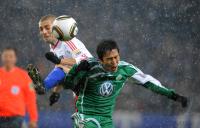 FUSSBALL, 1. BUNDESLIGA, 20. Spieltag: Hamburg - Wolfsburg