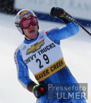 SKI   Weltcup  Super G Herren; JUBEL; Sieger Didier Cuche (SUI)