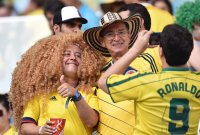 FUSSBALL WM 2014, Achtelfinale: Kolumbien - Uruguay