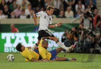 Fussball International  Testspiel:  Mario GOETZE (Deutschland)  gegen Daniel ALVES (Brasilien)