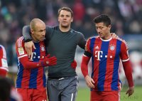 Fussball 1. Bundesliga Saison 14/15: JUBEL FC Bayern Muenchen