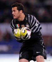 FUSSBALL SERIE A:  Torwart Julio Cesar (Inter Mailand)