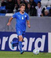 Fussball U 21 EM 2009:   Domenico Criscito  (Italien)