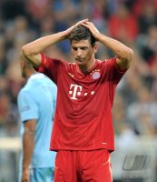 Fussball CHL  Saison 2011/2012:  Mario Gomez (FC Bayern Muenchen)