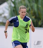 Fussball Frauen FIFA U 17  WM  2008 FIFA  Schiedsrichterin beim  Fitnesstest