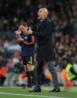 FUSSBALL International  COPA DEL REY  11/12: Trainer Josep Guardiola (Barca)