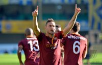 FUSSBALL SERIE A 2013/2014: JUBEL Francesco Totti (AS Rom)