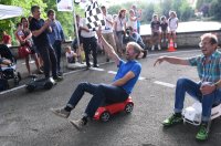 AMW Bobby Car Race , Auftakt zum 3. Mey Generalbau Triathlon Tuebingen 2017