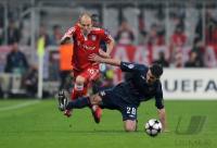FUSSBALL  International CHL 09/10: FC Bayern  Muenchen - Olympique Lyon