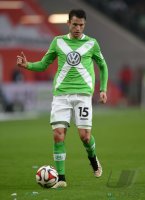 Fussball, 1. Bundesliga  Saison 2014/2015: VfL Wolfsburg - SC Freiburg