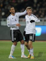 FUSSBALL INTERNATIONAL:  JUBEL Thomas MUELLER (Deutschland)