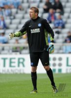 Fussball 2. Bundesliga 2011/2012:  Torwart Dirk Orlishausen ( Karlsruher SC)