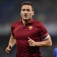 FUSSBALL SERIE A 2014/2015:  Francesco Totti (AS Rom)